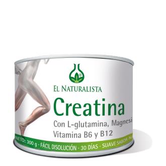 CREATINA CON  L-GLUTAMINA  EL NATURALISTA 300 GR
