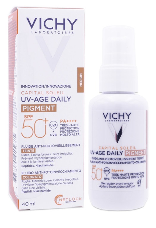 VICHY FLUIDO FSP 50+ ANTI-EDAD  PIIGMENT COLOR40ML