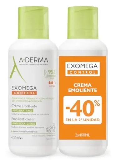 DUPLO EXOMEGA CONTROL CREMA EMOLIENTE 2 X400 ML