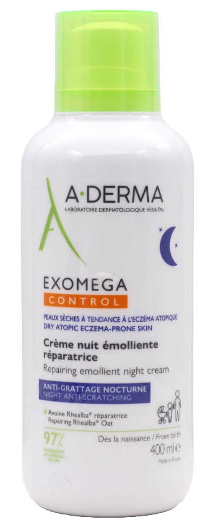 EXOMEGA CONTROL CREMA EMOLIENTE NOCHE 400ML ADERMA