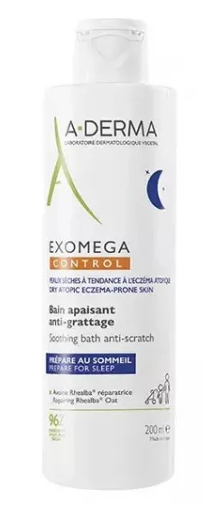 EXOMEGA CONTROL BAÑO CALMANTE NOCHE 200ML ADERMA