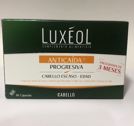 LUXEOL ANTICAIDA PROGRESIVA PROGRAMA 3 MESES 90CAP