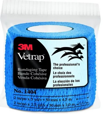 VENDA COHESIVA AZUL 5CM  VETRAP 3M
