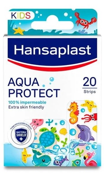 HANSAPLAST INFANTIL AQUA PROTECT ANIMALES 20 UD
