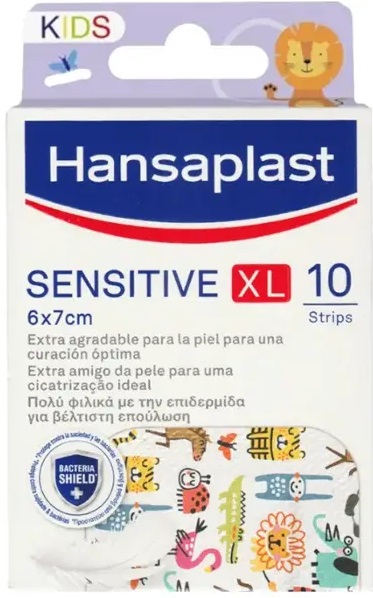HANSAPLAST INFANTIL SENSITIVE XL ANIMALES 10 UD