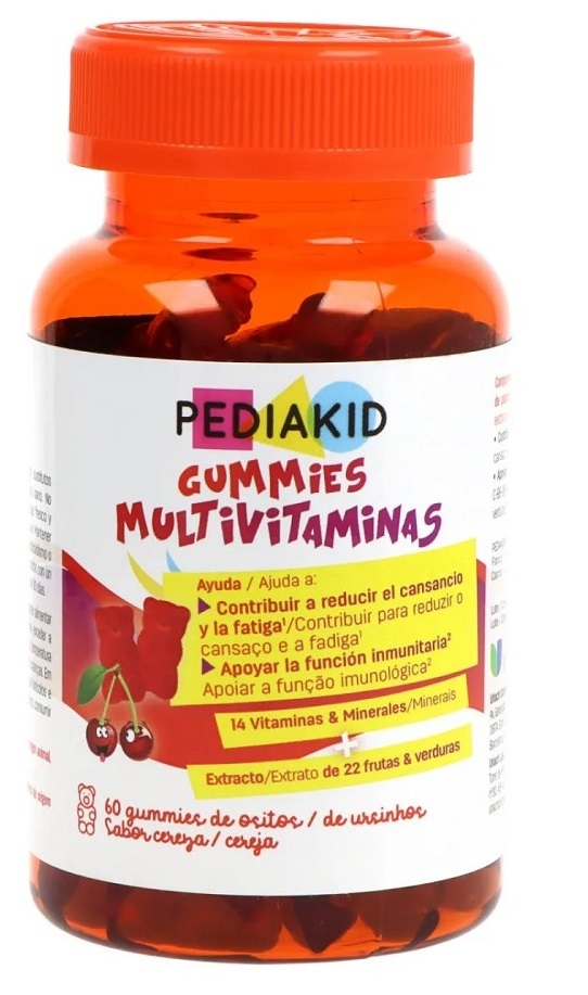 PEDIAKID MULTIVITAMINAS 60 GOMINOLAS