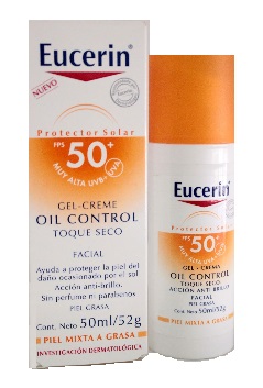 EUCERIN SOLAR 50+ TOQUE SECO OIL CONTROL 50ML
