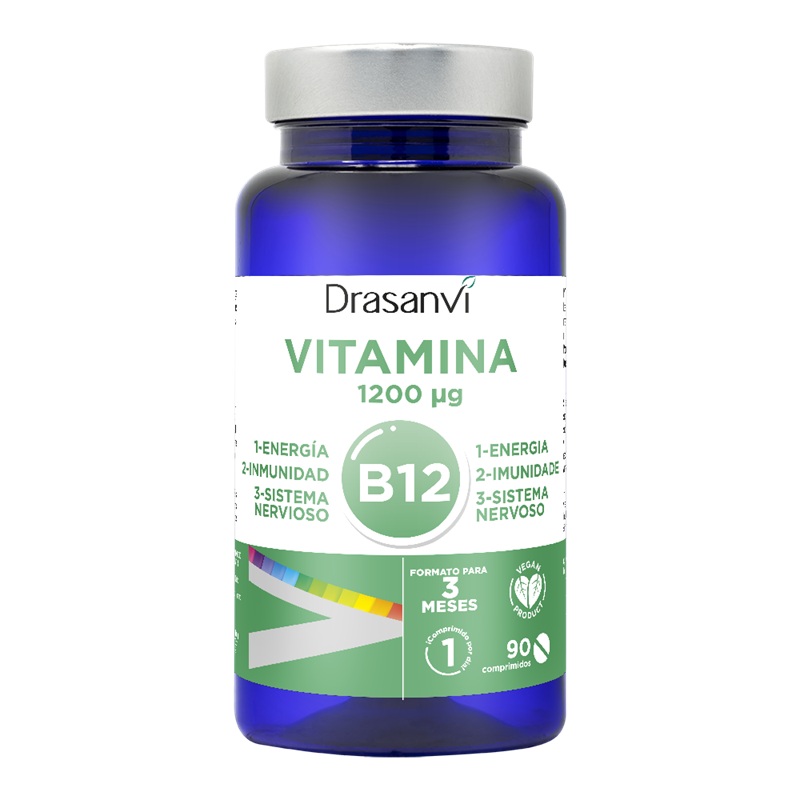 VITAMINA B12 1200 microgramos 90 comp DRASANVI
