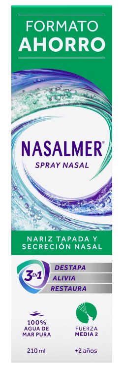 NASALMER SPRAY NASAL FUERZA 2 ISOTONICO 210 ML