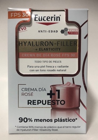 EUCERIN ELASTICITY DIA ROSA FP30  50ML+RECARGA 50M