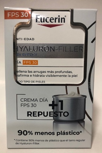 EUCERIN HYALURON FILLER DIA FP30 50ML+RECARGA 50ML